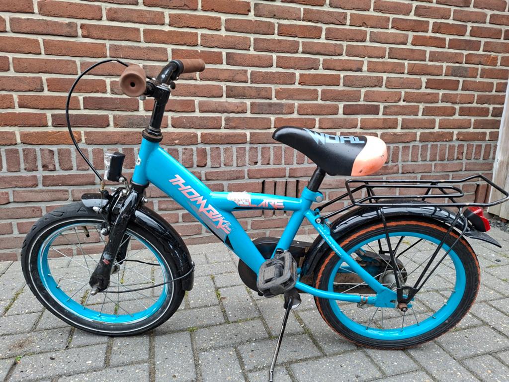 Kinderfiets 16 inch - ThomBike - Goede staat, Terugtraprem, 16 tot 20 inch, Gebruikt, Thombike