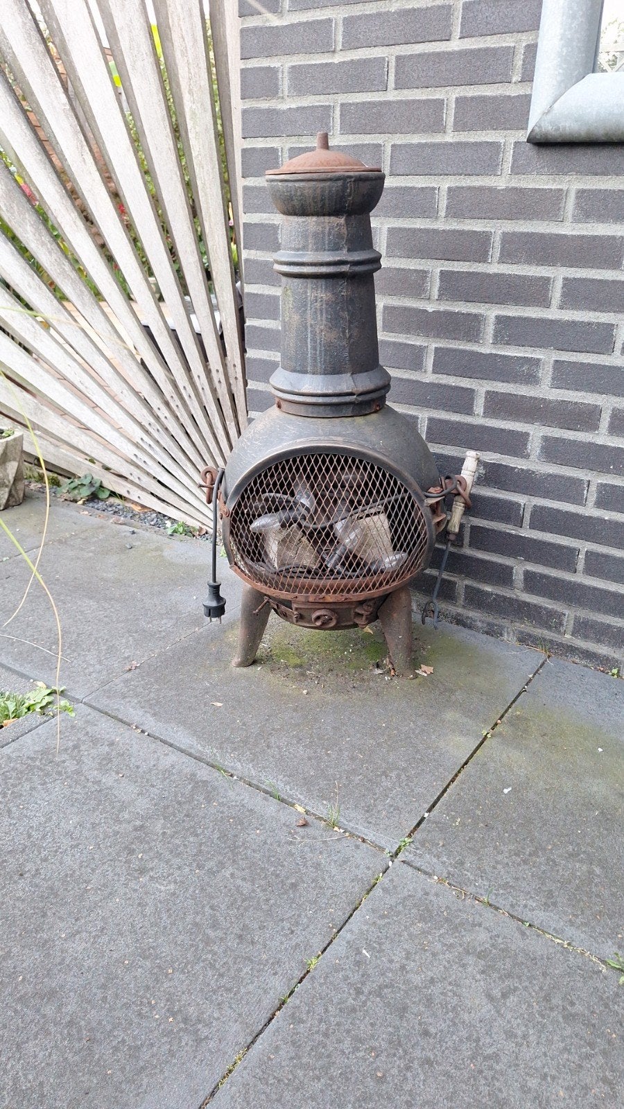 Sfeerhaard met lampjes - Gezellige verlichting voor buiten, Ophalen