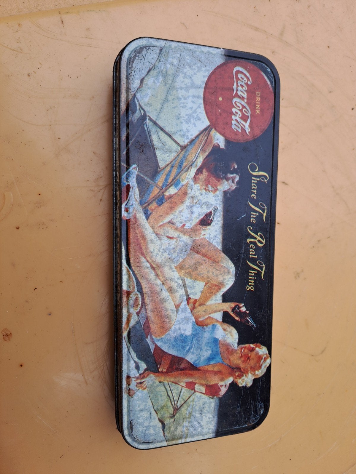 Vintage Coca-Cola blikje - Share The Real Thing, Verzamelen, Ophalen of Verzenden