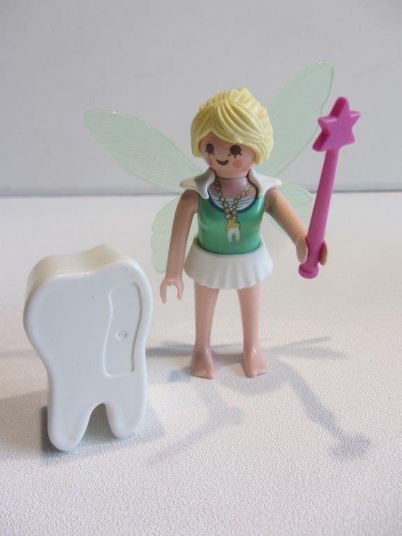 Playmobil Tandenfee - 5381 met tanden opberg doosje, Ophalen of Verzenden, Gebruikt, Losse onderdelen