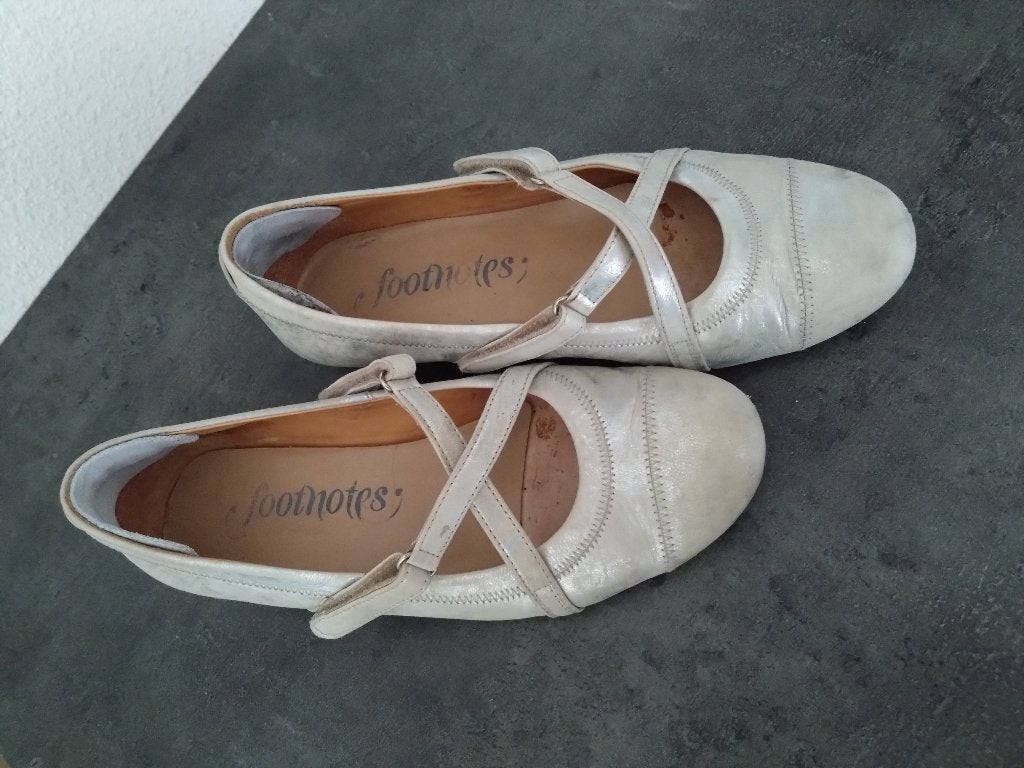 Dames schoenen Footnotes H breedte ivoorwit, Schoenen met lage hakken, Wit, Ophalen of Verzenden, Footnotes
