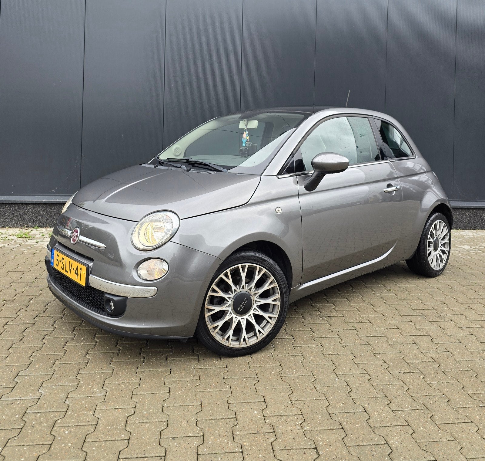 Fiat 500 Automaat  2013 Grijs 68.118 KM-NAP️ PanoDak | Nette, Euro 5, Stof, 31 €/maand, Origineel Nederlands