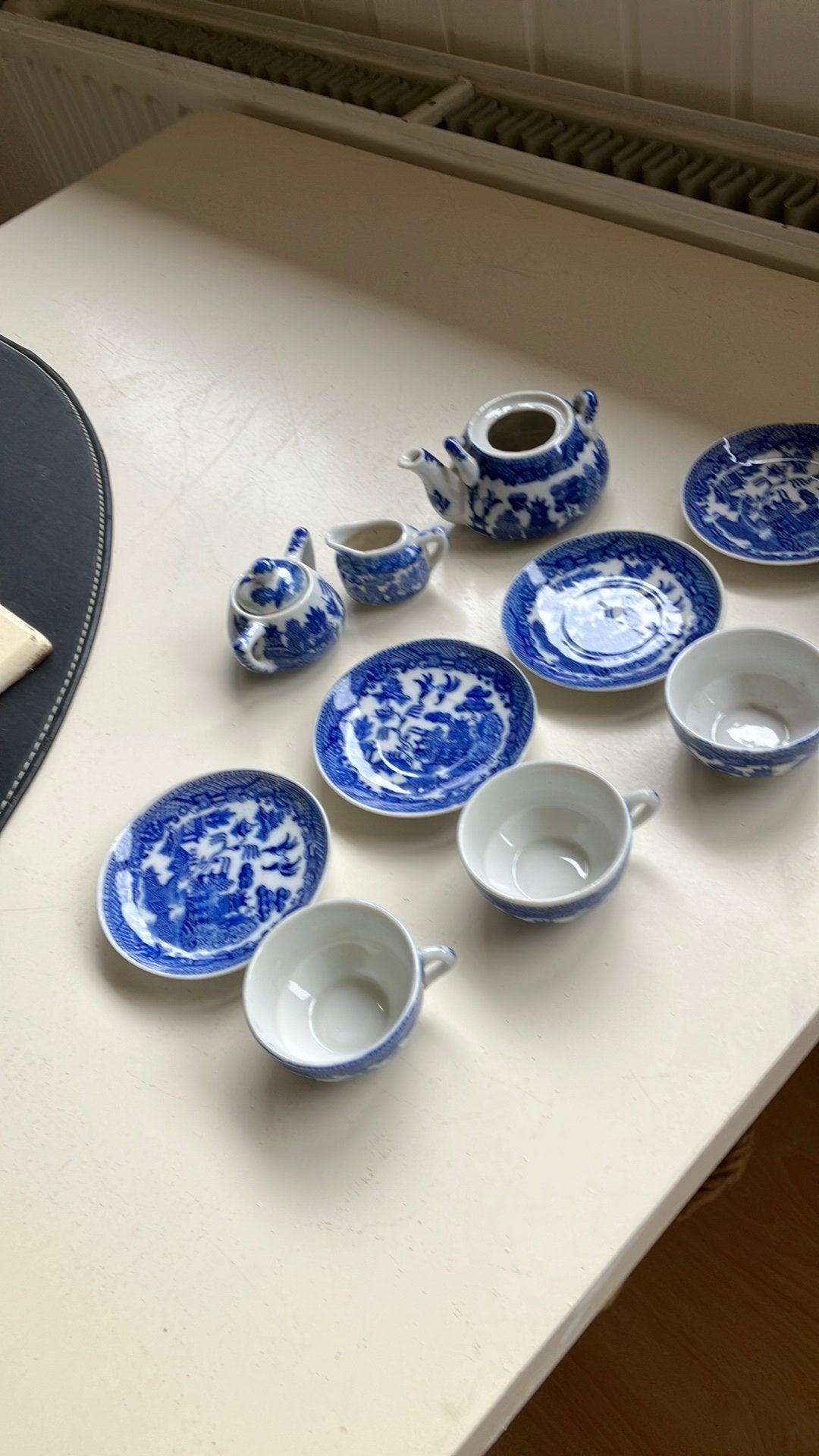 Incompleet Kinderserviesje Delfts Blauw Patroon, Antiek en Kunst, Antiek | Servies compleet, Ophalen of Verzenden