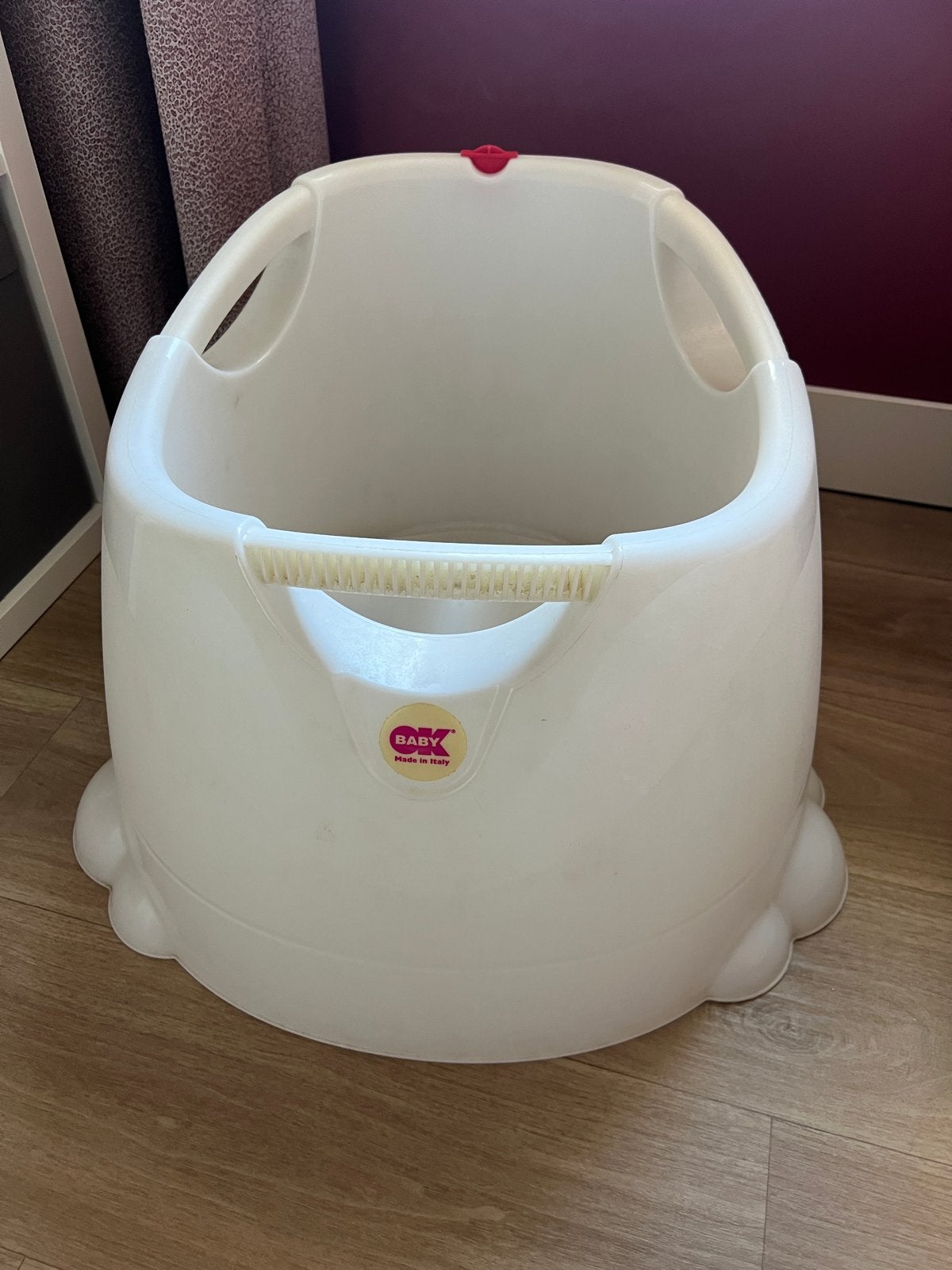 OKbaby Oplà douchezitje / zitbadje, Kinderen en Baby's, Ophalen, Zo goed als nieuw, Badzitje of Badring, Overige merken