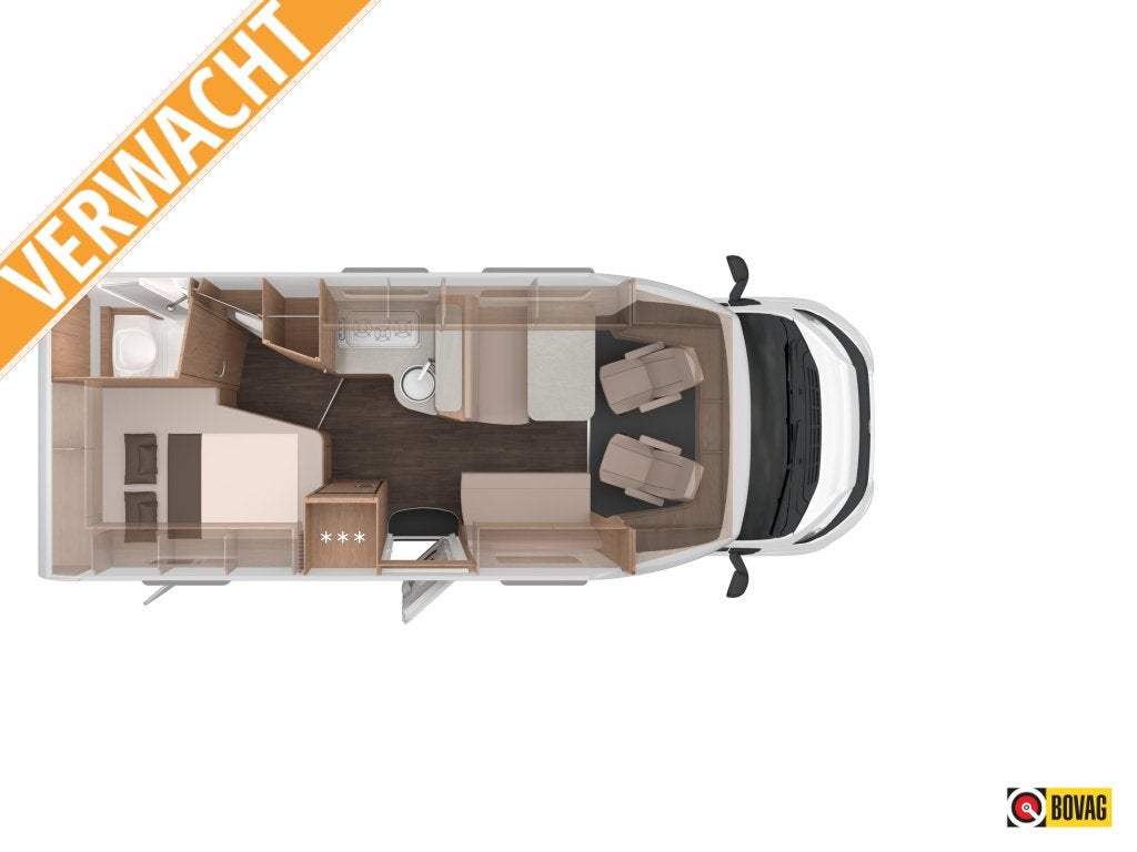 Knaus L!ve Ti 650 MF AUTOMAAT FRANSBED!, Caravans en Kamperen, Automaat, Ringverwarming, Fiat, 6 tot 7 meter