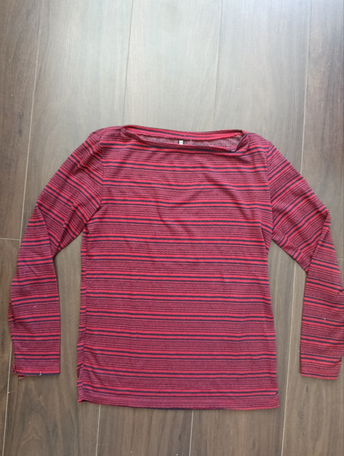 Hema gestreepte trui rood/zwart maat S, Ophalen of Verzenden, Lange mouw, Maat 36 (S), Gedragen
