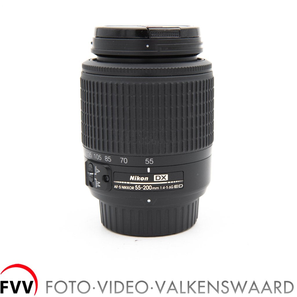 Nikon AF-S DX Nikkor ED 55-200 mm F4.0-5.6G, Zoom, Nikon Z-mount, Nikon, Zo goed als nieuw