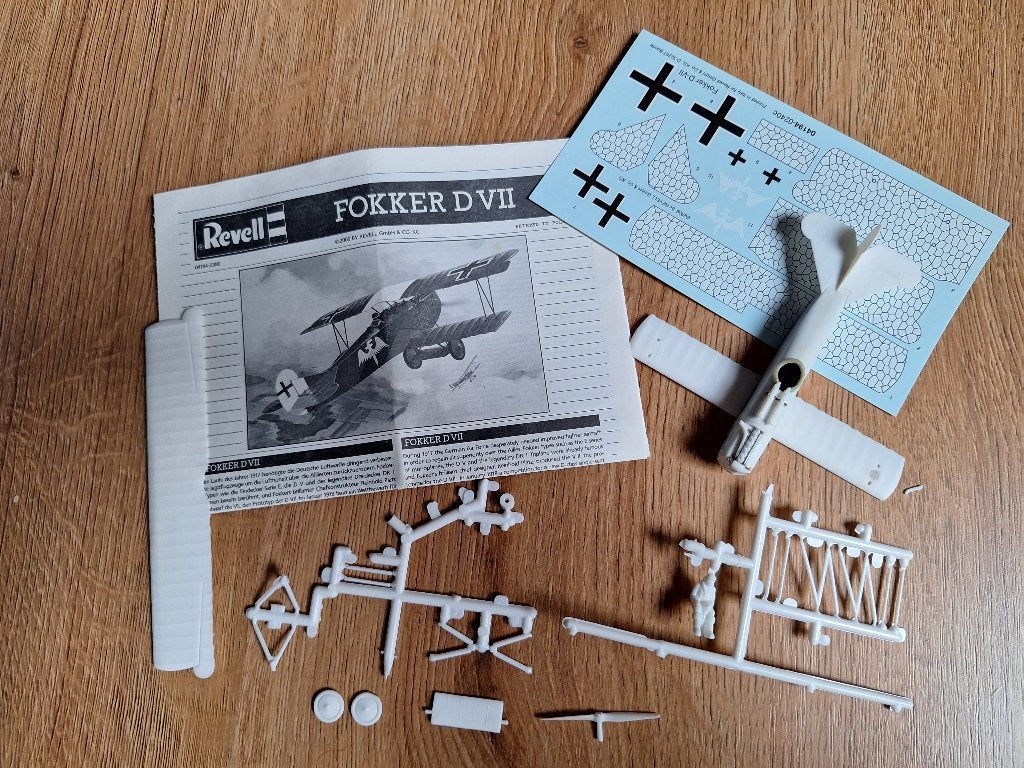 1:72 1/72 Revell Fokker D VII, 1:72 tot 1:144, Revell, Ophalen of Verzenden, Zo goed als nieuw