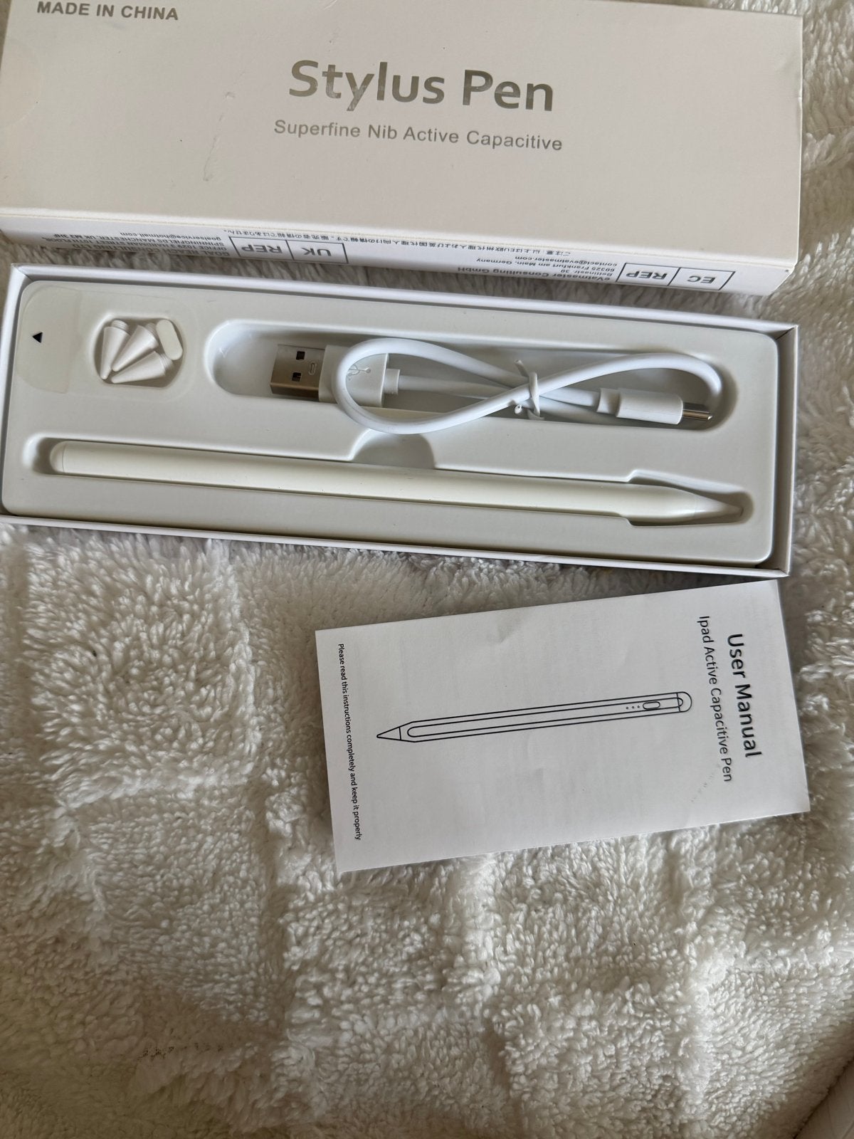 Stylus Pen - Superfijne Actieve Capacitieve Pen, Computers en Software, Ophalen of Verzenden, Zo goed als nieuw, Wit, Overige modellen