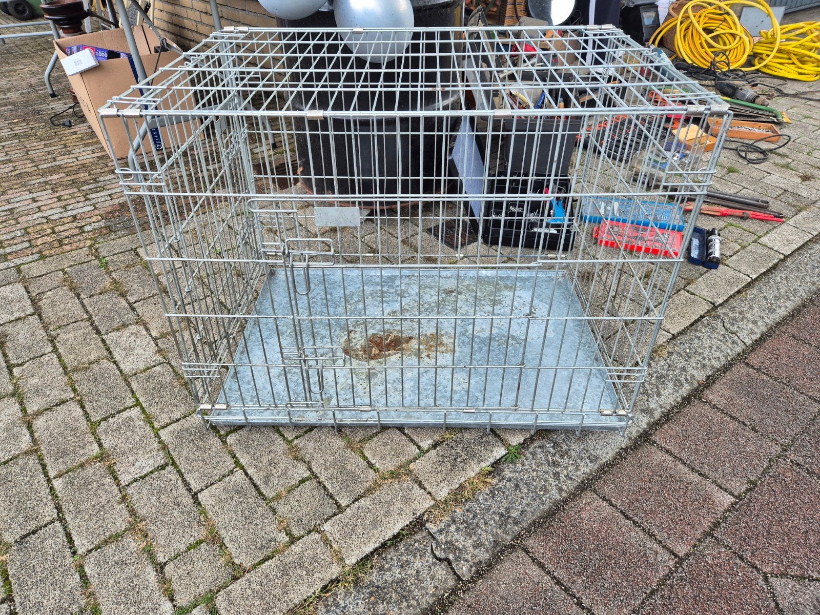 opvouwbare hondenbench, Dieren en Toebehoren, Ophalen, Gebruikt