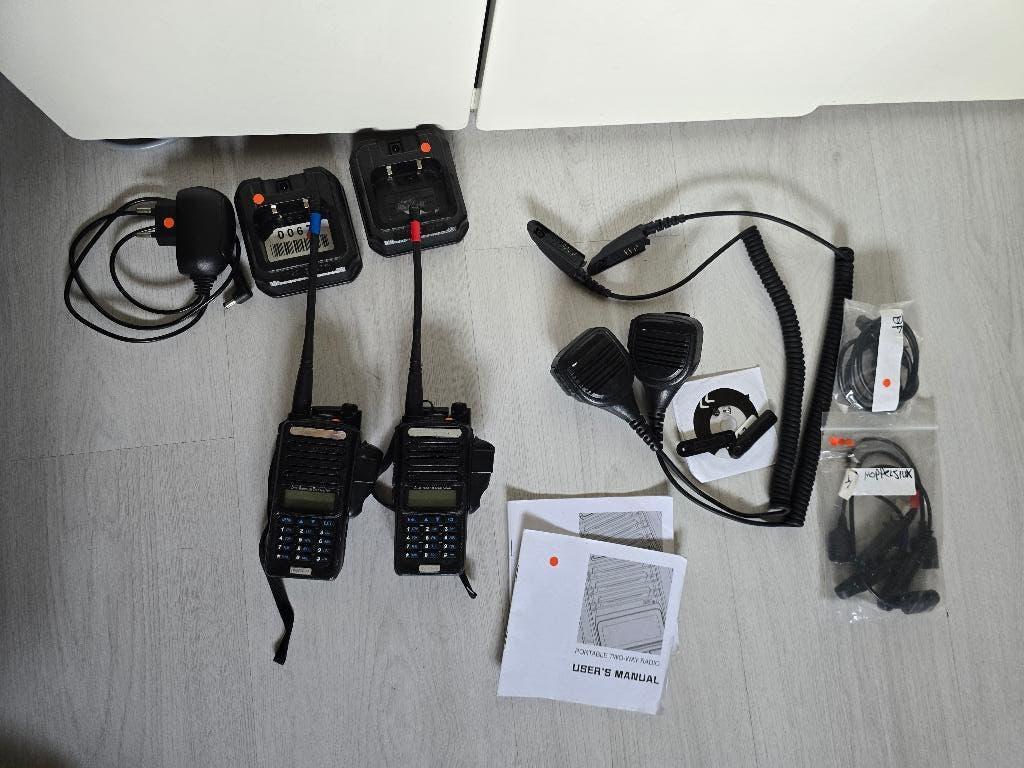 Portofoon Set, Gebruikt, 5 tot 15 km, Ophalen of Verzenden, Portofoon of Walkie-talkie