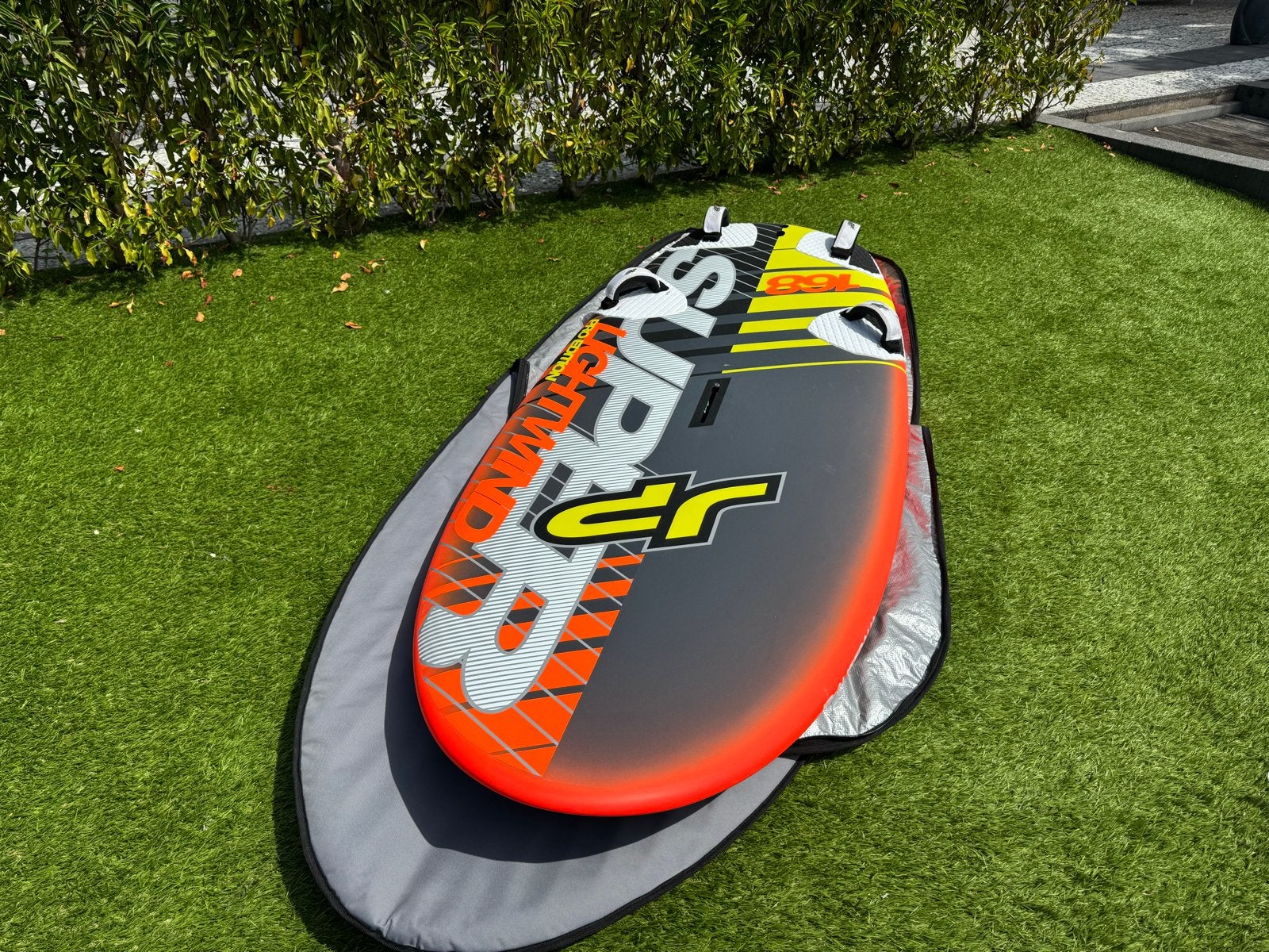 JP Super Lightwind 168 Windsurfboard met Skeggen, Ophalen of Verzenden, Gebruikt, Overige typen