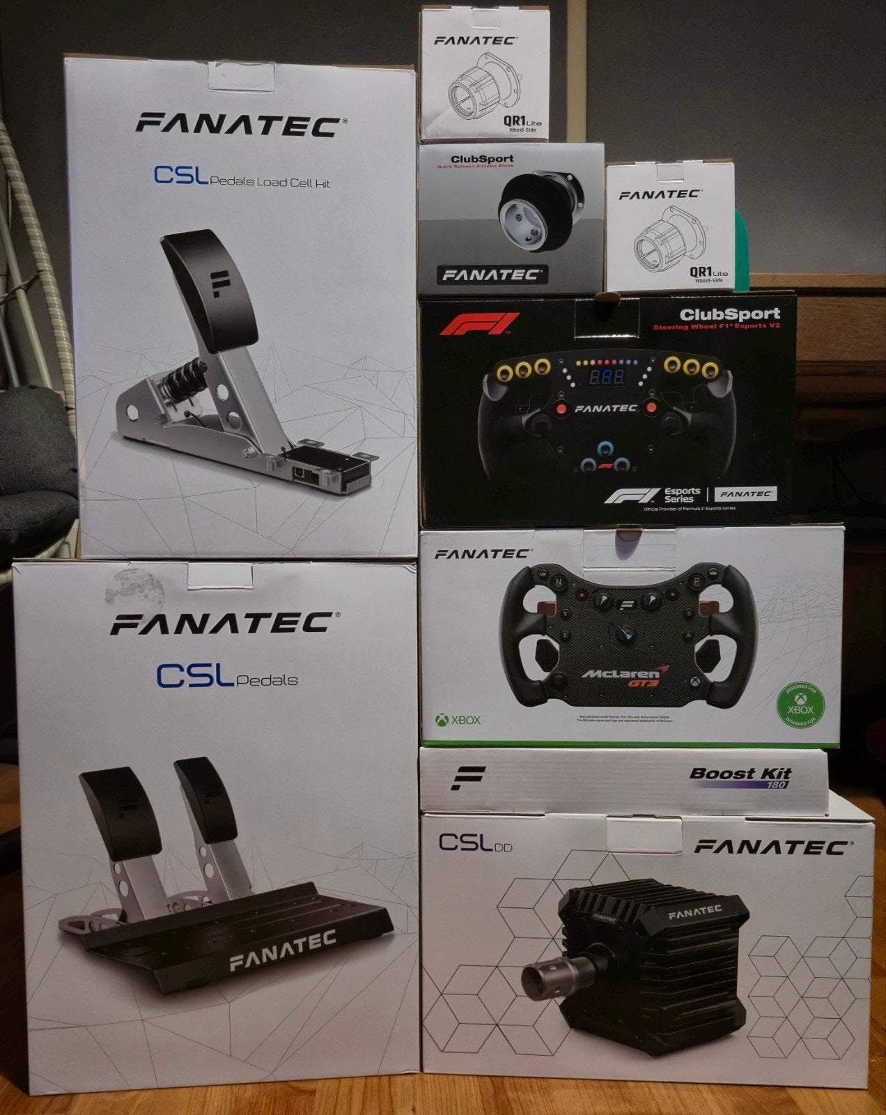 Fanatec CSL DD 8Nm Set + F1 V2 + McLaren GT3 V2 + Loadcell!!, Spelcomputers en Games, Ophalen, Racestuur, Zo goed als nieuw, Direct drive