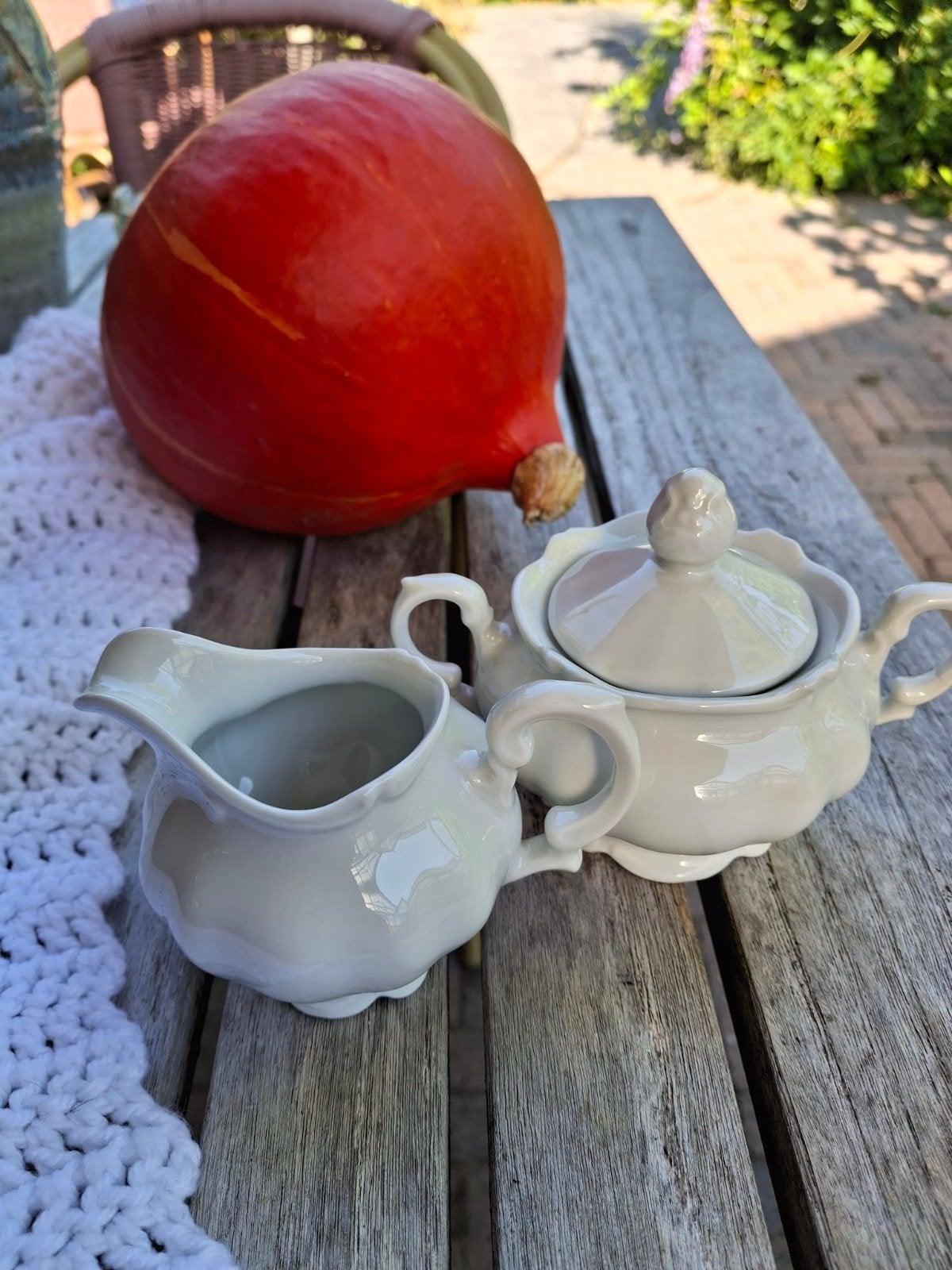 Vintage Melkkan en Suikerpot Set - Kronester Bavaria, Antiek en Kunst, Ophalen of Verzenden