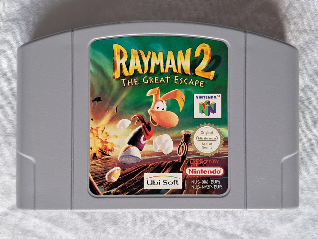 Rayman 2 The Great Escape - Nintendo 64, Spelcomputers en Games, Games | Nintendo 64, Avontuur en Actie, Gebruikt, Verzenden, 1 speler