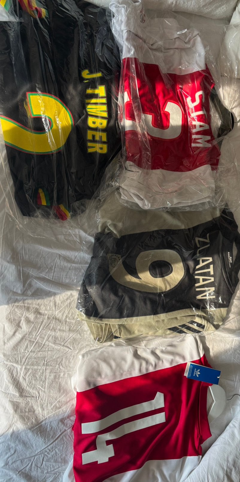 Authentieke Ajax-voetbalshirts 1989/90 t/m 2021/22 – vintage, Verzamelen, Sportartikelen en Voetbal, Ophalen, Zo goed als nieuw