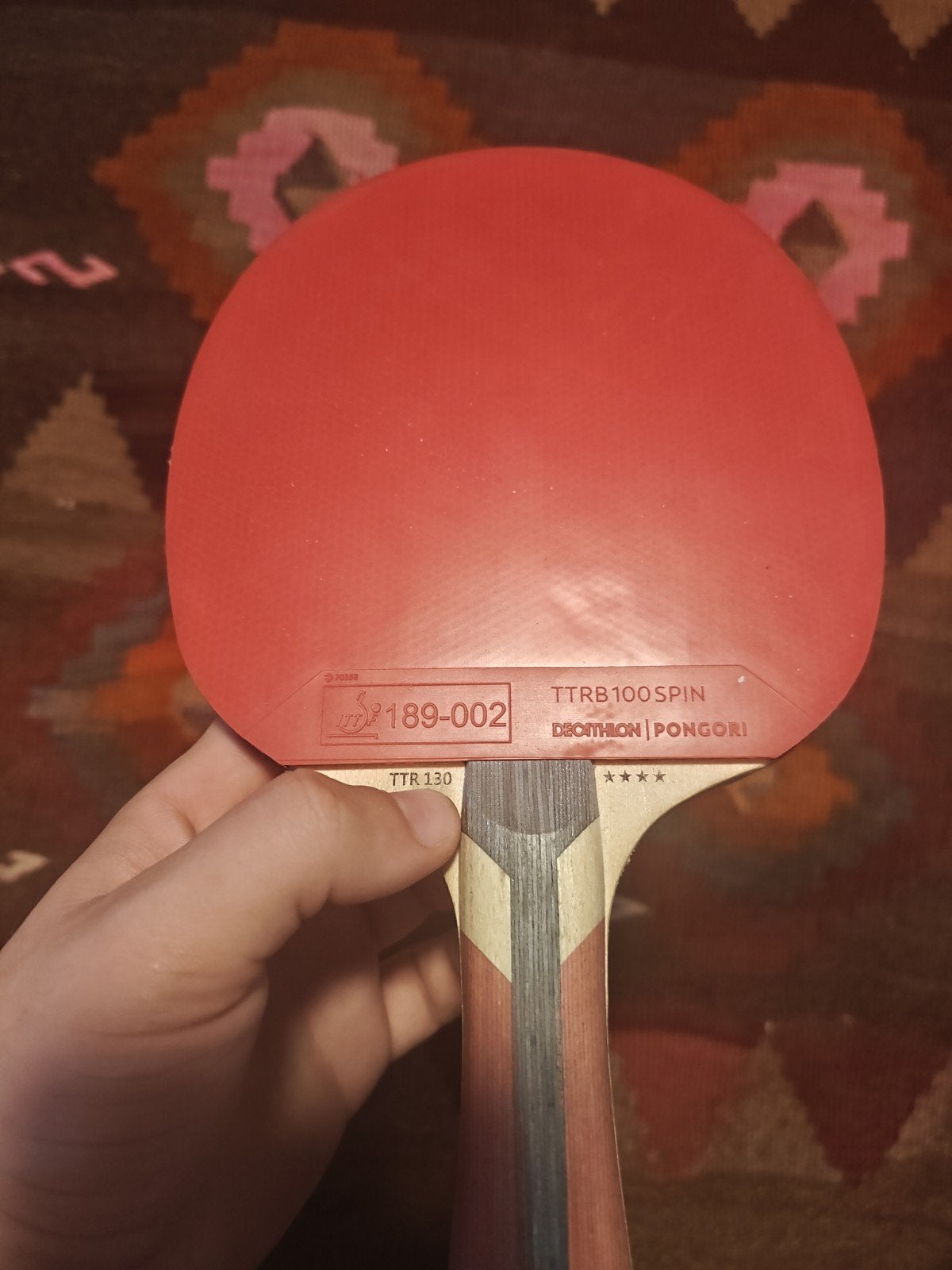 Decathlon Pongori TTR130 Tafeltennisbatje, Sport en Fitness, Ophalen, Gebruikt, Net, Batje(s) of Balletje(s)