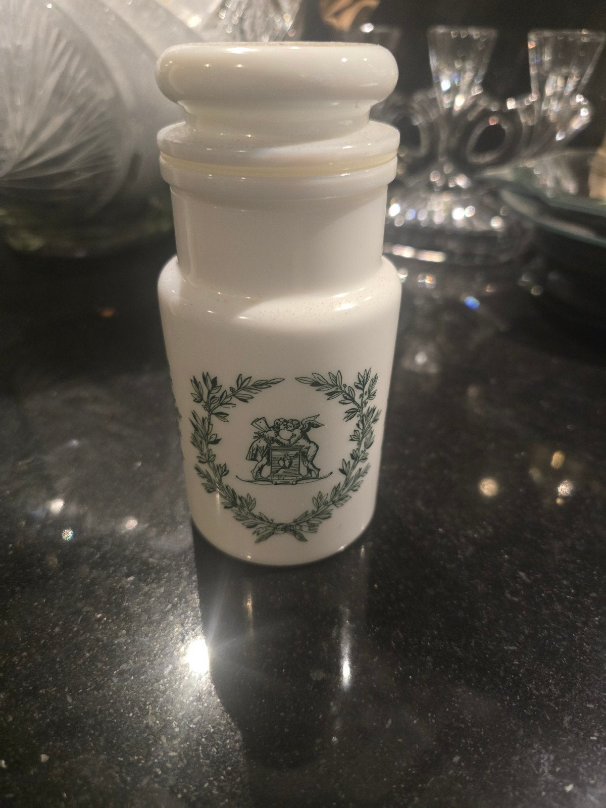 Opaline Apothekerspot Groen Decor, Ophalen of Verzenden