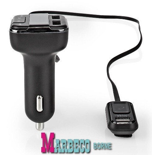 Aktie, FM transmitter, FM-zender, Bluetooth 5.0, Handsfree, Ophalen, Nedis, Nieuw, Marbeco