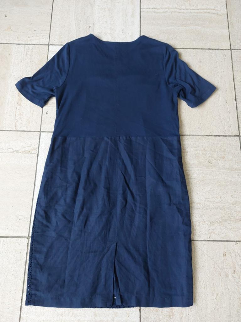 Sandwich jurk 44, Kleding | Dames, Ophalen, Blauw, Maat 42/44 (L), Zo goed als nieuw