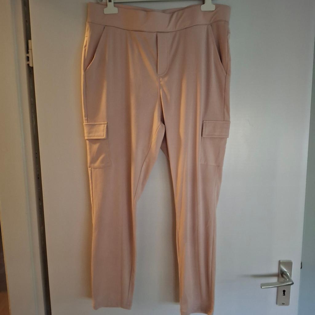 Lichtroze comfort pantalon - Maat 2XL, Kleding | Dames, Ophalen of Verzenden, Zo goed als nieuw, Maat 46/48 (XL) of groter, Roze