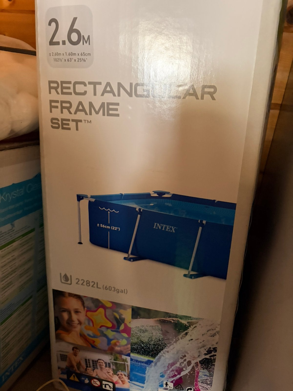 Rechthoekig zwembad, Ophalen, Overige typen, Zo goed als nieuw, 400 cm of meer