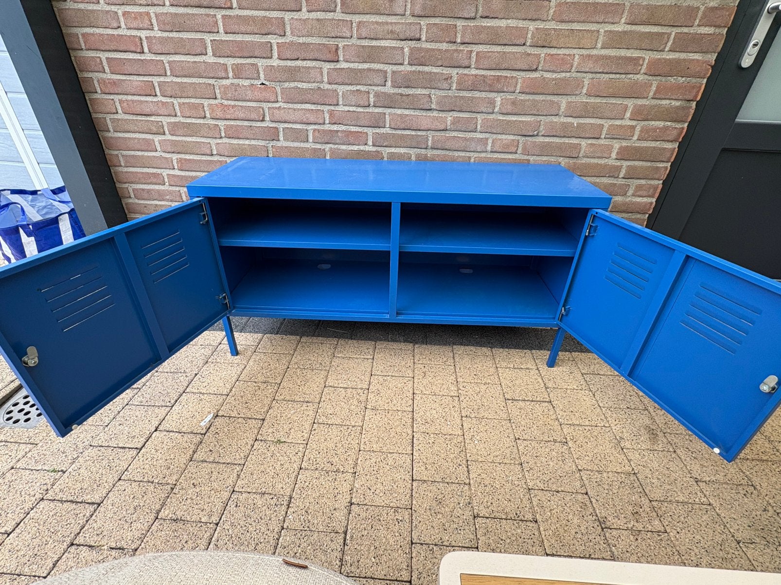 Metalen kast ikea garage of slaapkamer, Ophalen, Gebruikt