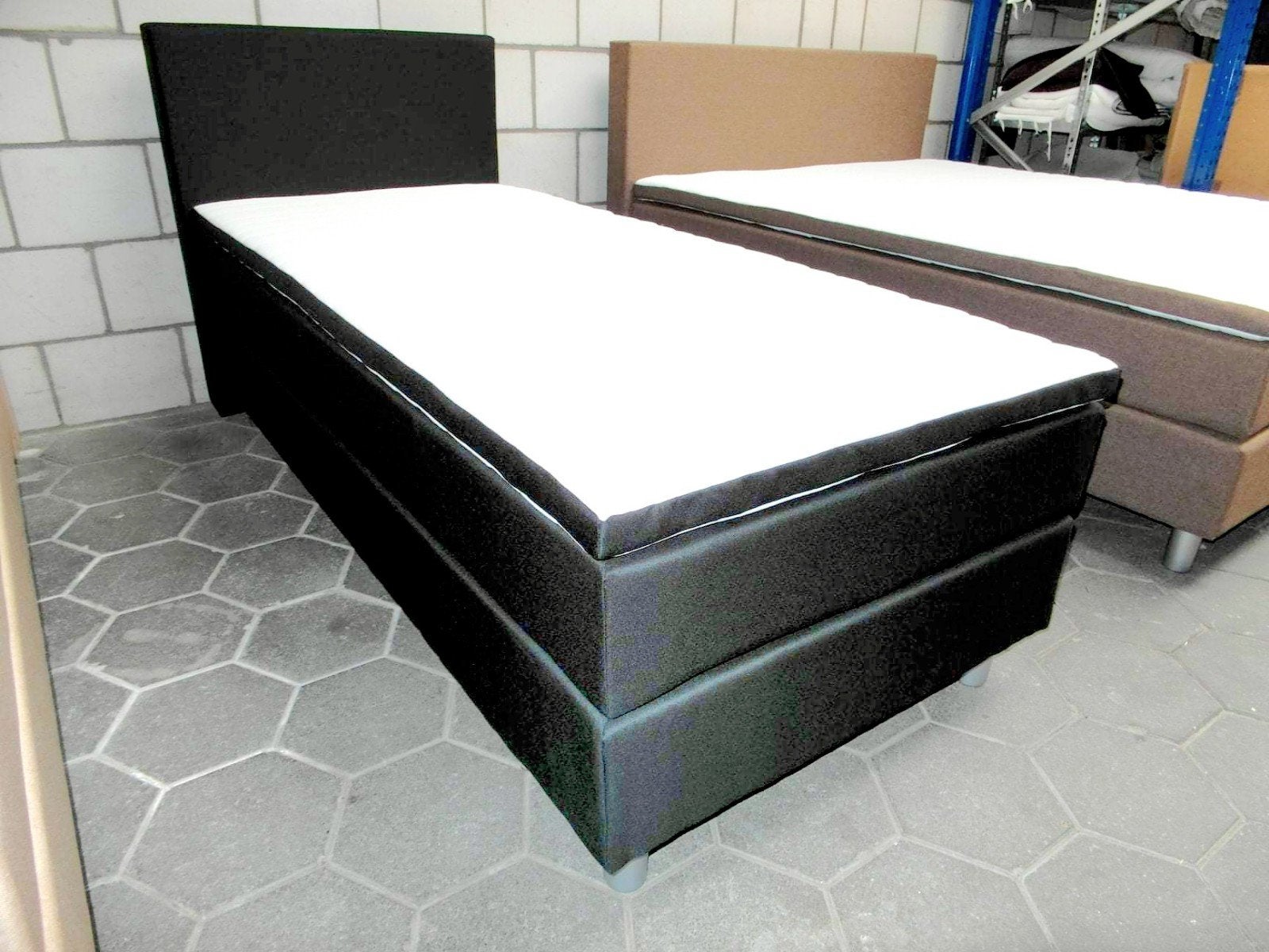 HOGE KWALÍTEÍT 90x200 €350 en alle maten              
 moge, 90 cm, Eenpersoons, Bruin, Nieuw