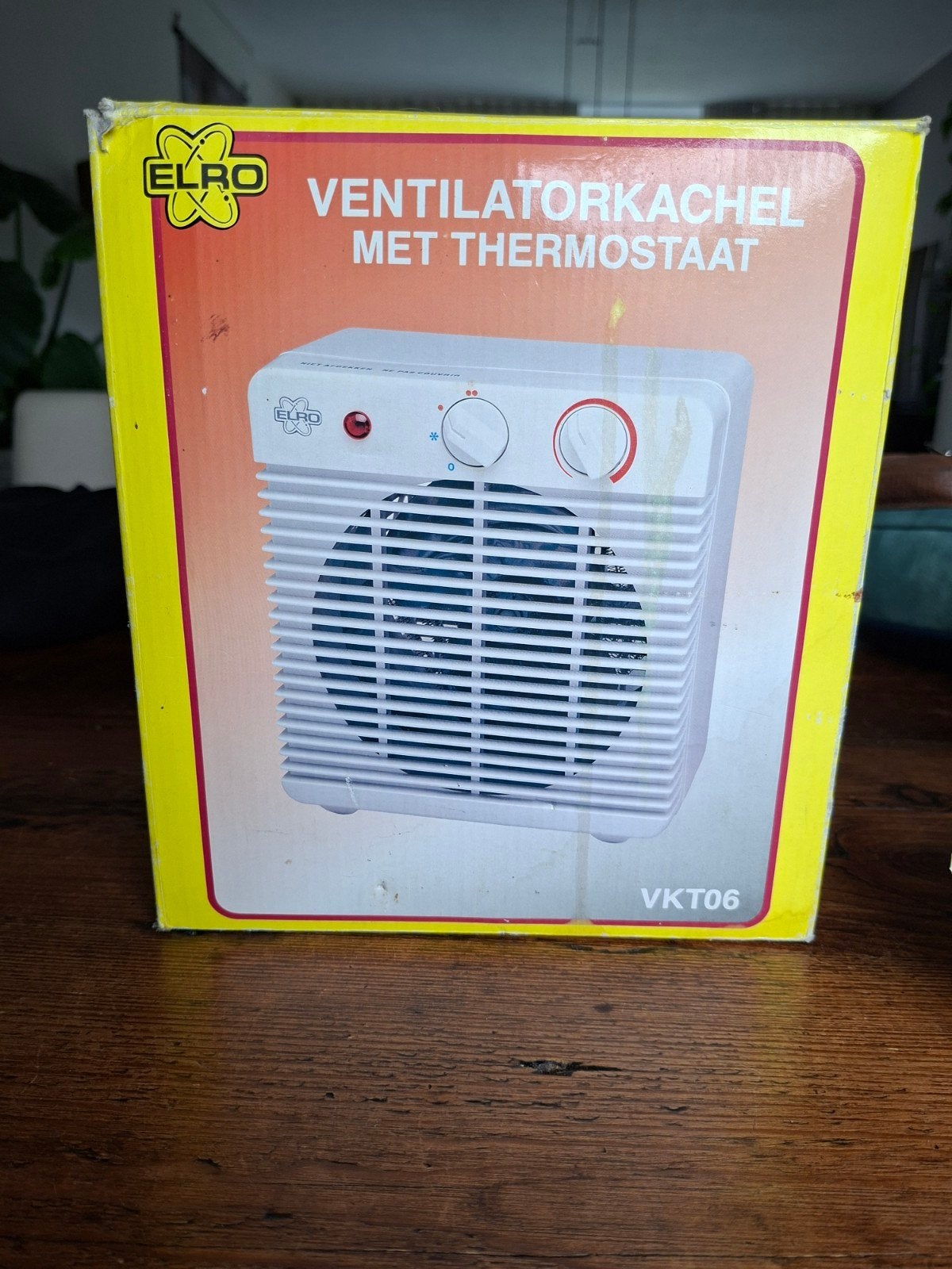 Elro Ventilatorkachel VKT06 met Thermostaat - 2000W, Minder dan 30 cm, Verzenden, Kachel, Minder dan 60 cm