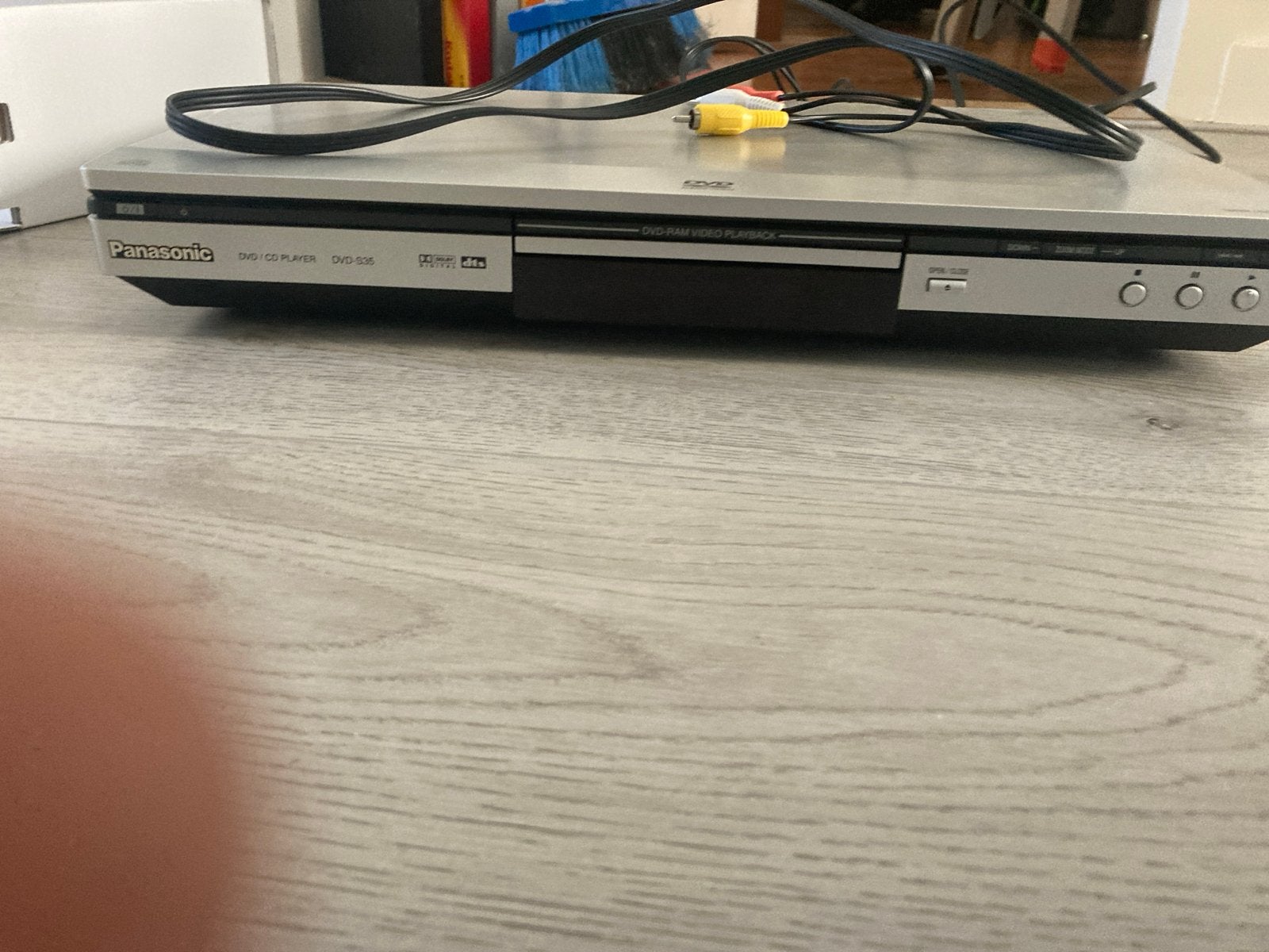 Panasonic DVD/CD Speler DVD-S35 met afstandsbediening, Alle leeftijden, Ophalen of Verzenden, Gebruikt, Inclusief boekje