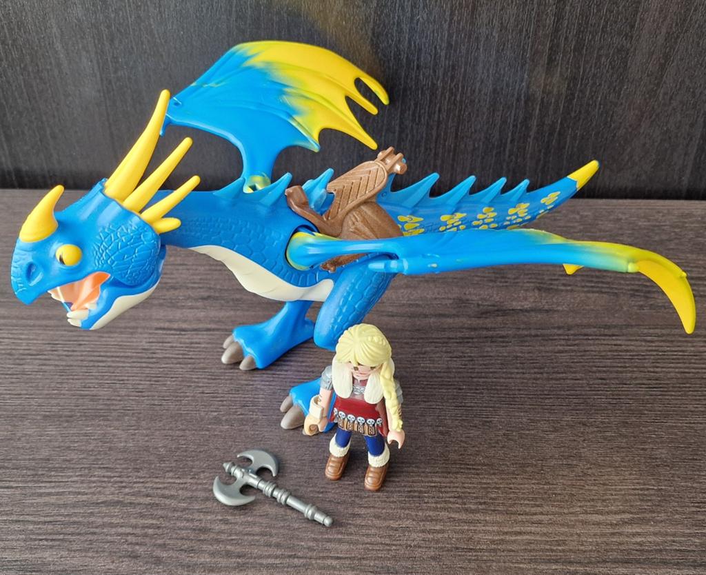 Playmobil How to train your dragon Stormfly & Astrid - 2017, Ophalen of Verzenden, Gebruikt, Los playmobil