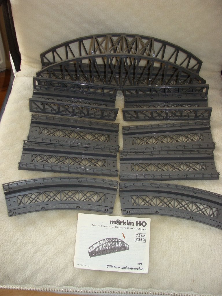 MARKLIN BRUG & DELEN, Hobby en Vrije tijd, Wisselstroom, Gebruikt, Brug, Tunnel of Gebouw, Ophalen of Verzenden