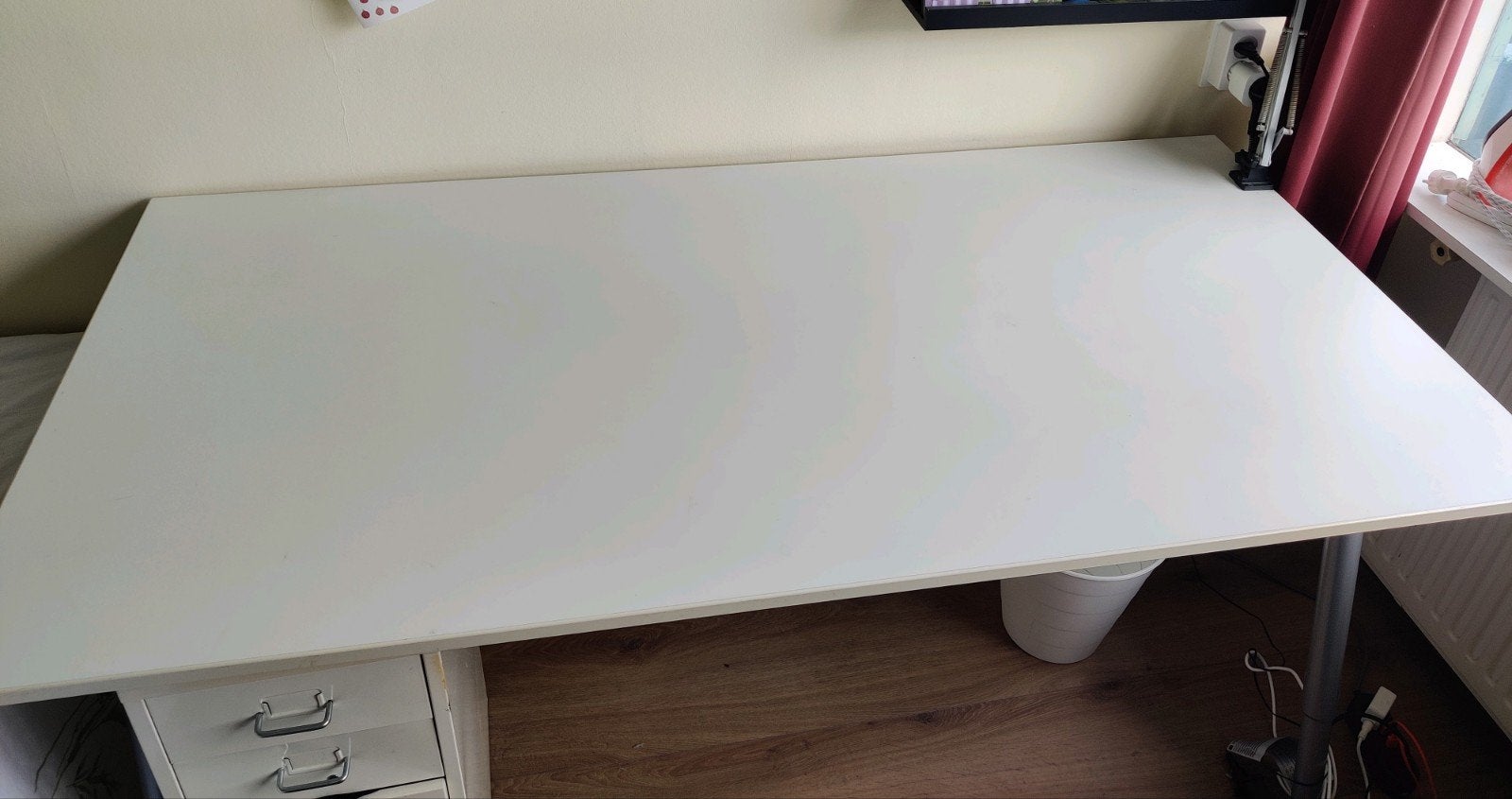 Groot bureau met verstelbare poten GALANT IKEA, Huis en Inrichting, Bureaus, Ophalen, 160 cm, In hoogte verstelbaar, Zo goed als nieuw