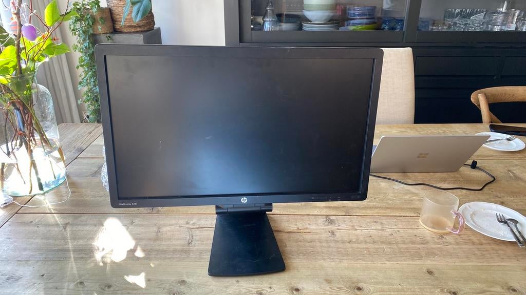 HP monitor 23 inch/58,4 cm, Computers en Software, Monitoren, Ophalen, Zo goed als nieuw, Full HD, 60 Hz of minder