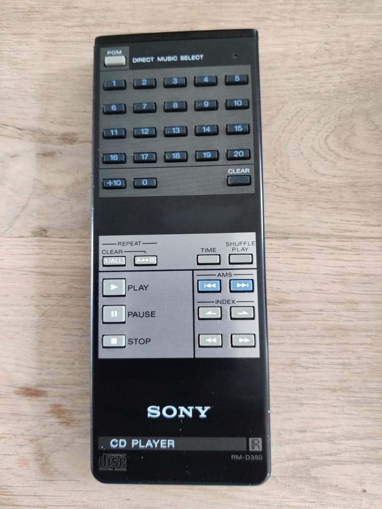 Sony RM-D350 afstandsbediening voor CD-speler, Ophalen of Verzenden, Zo goed als nieuw, Origineel