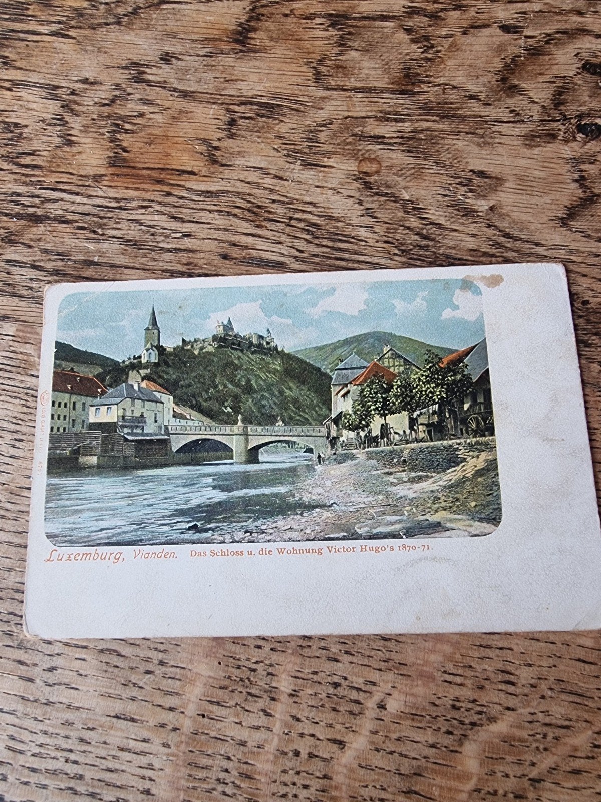 Oude Ansichtkaart Luxemburg, Vianden - Victor Hugo's Woning, Ophalen of Verzenden, Voor 1920, Gelopen, België en Luxemburg