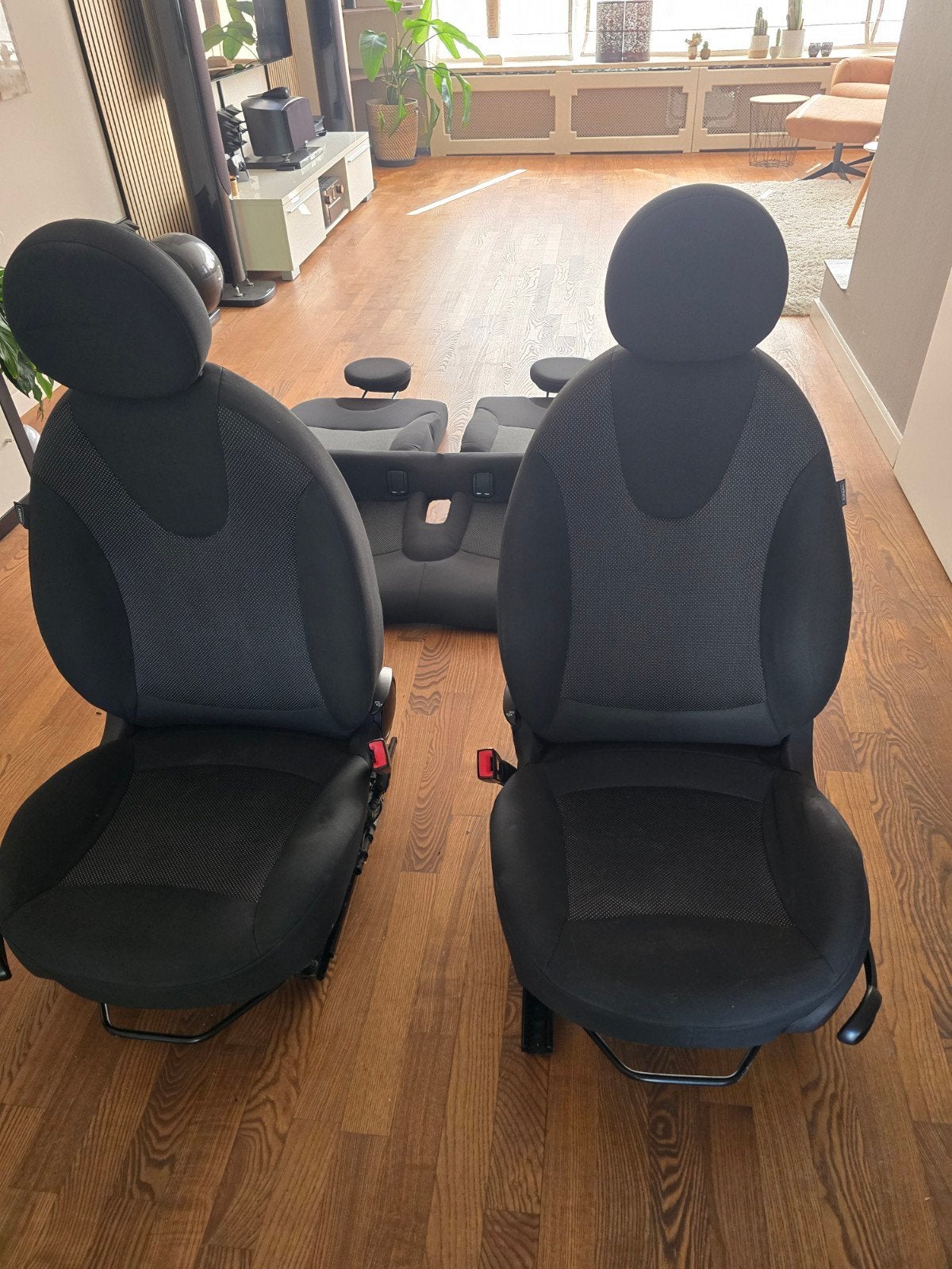 Mini R56 Interieur: Voorstoelen en Achterbank Grijs/Zwart, Auto-onderdelen, Ophalen, Mini