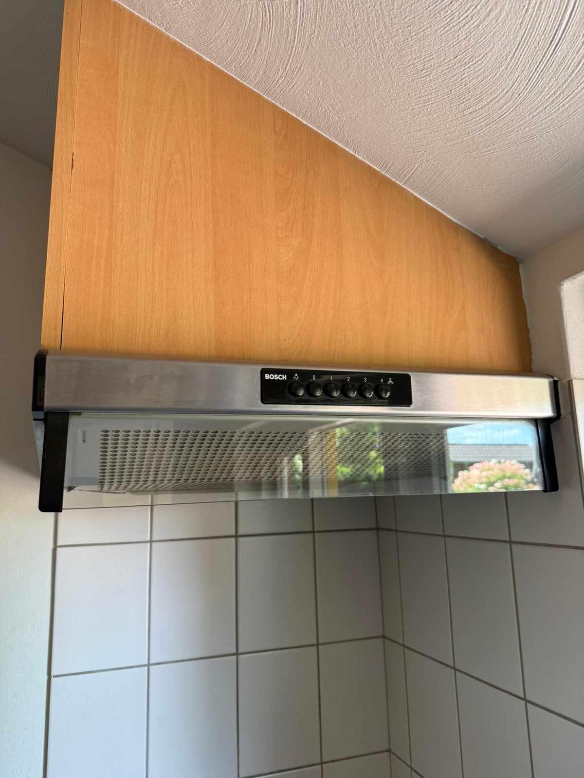 Kookplaat + afzuigkap bosch, Witgoed en Apparatuur, Kookplaten, Ophalen, Gebruikt, Keramisch, 4 kookzones
