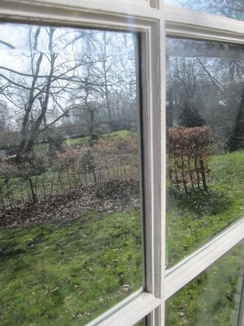 203hx89,5br Deur met facet geslepen spiegelglas / kastdeu, Ophalen, Zo goed als nieuw