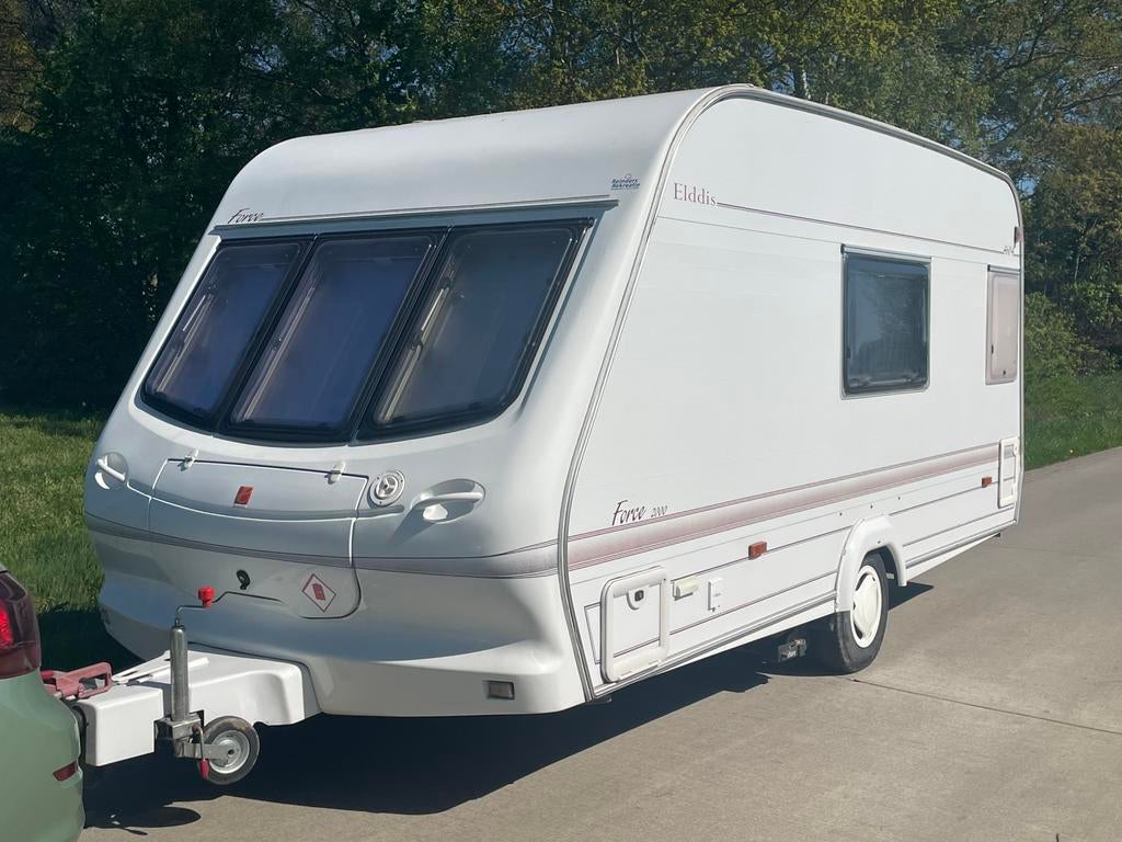 Caravan Elddis force, bj.2000., Caravans en Kamperen, Vast bed, Elddis, Particulier, Tot en met 2