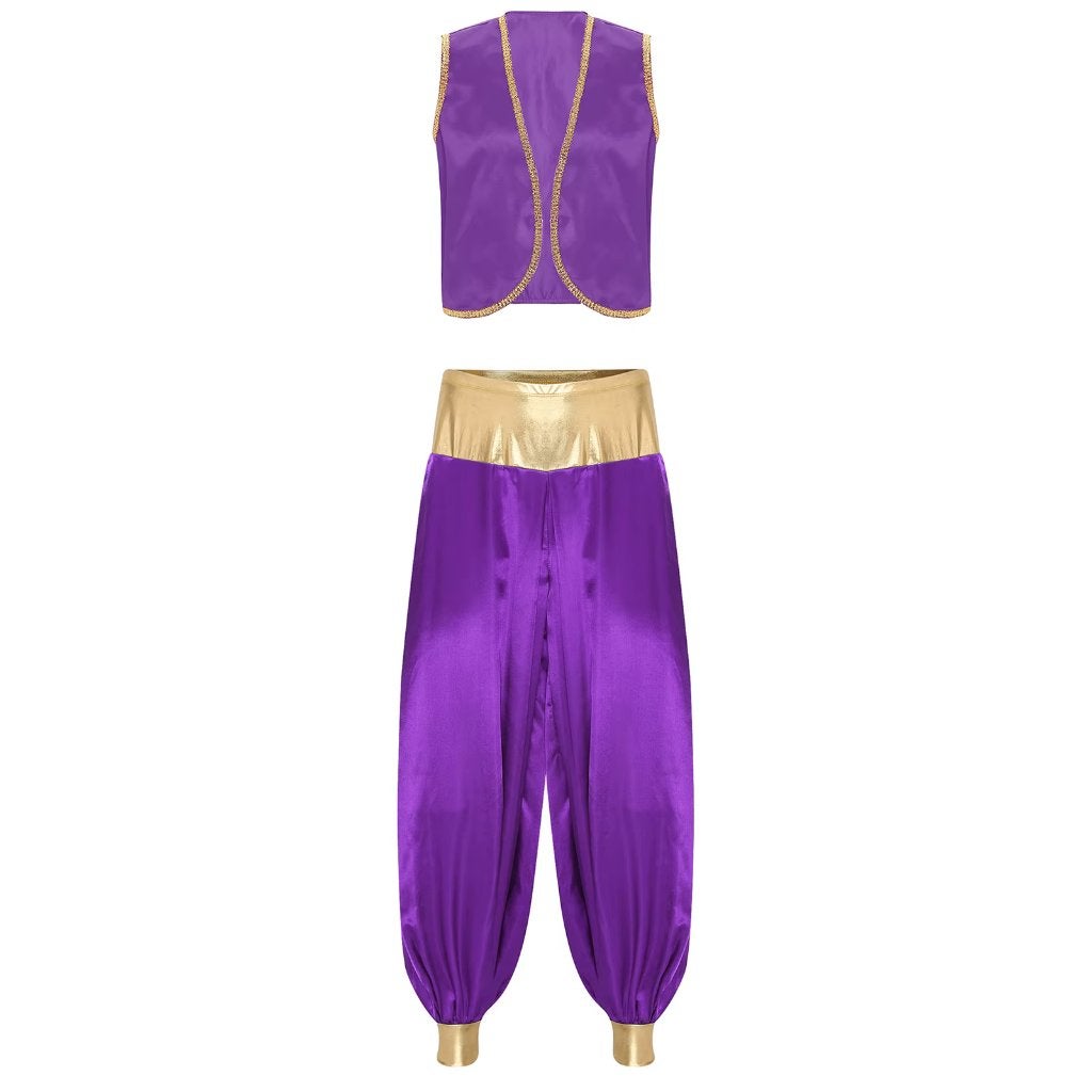 Paars arabische prins kostuum, Verzenden, Nieuw, Overige maten, Kleding