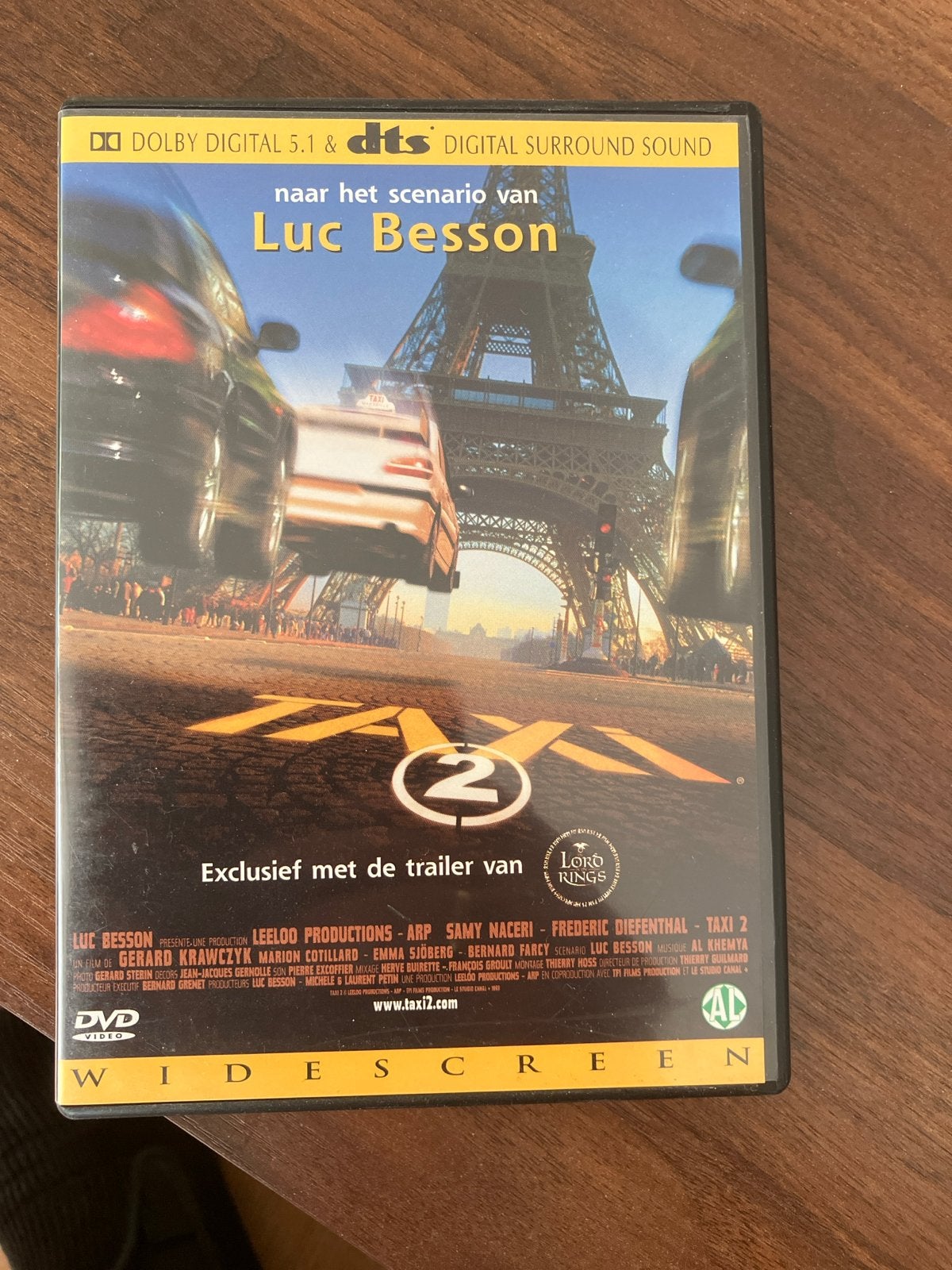 Taxi 2 DVD - Actiekomedie naar scenario van Luc Besson, Cd's en Dvd's, Nederlands, Ophalen of Verzenden, Frans, Vanaf 12 jaar