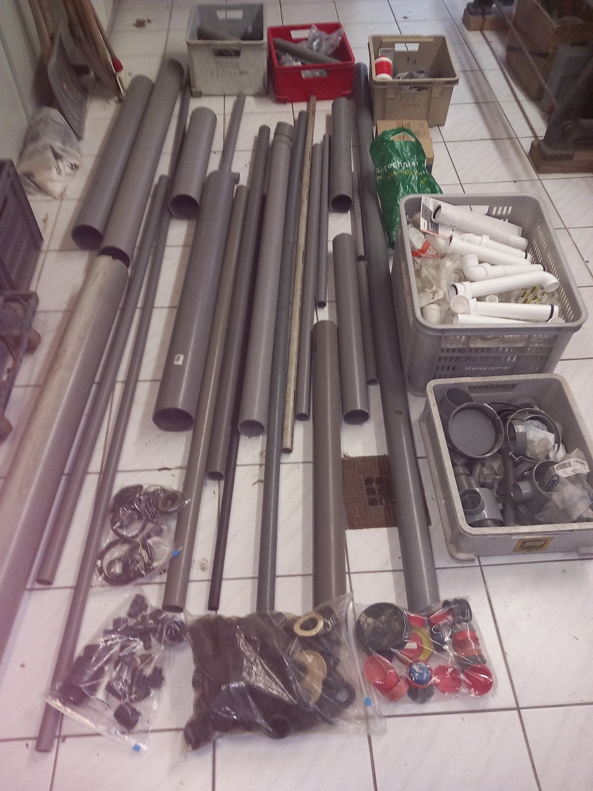 Heel veel pvc, Ophalen, Pvc, 6 meter of meer, Overige typen