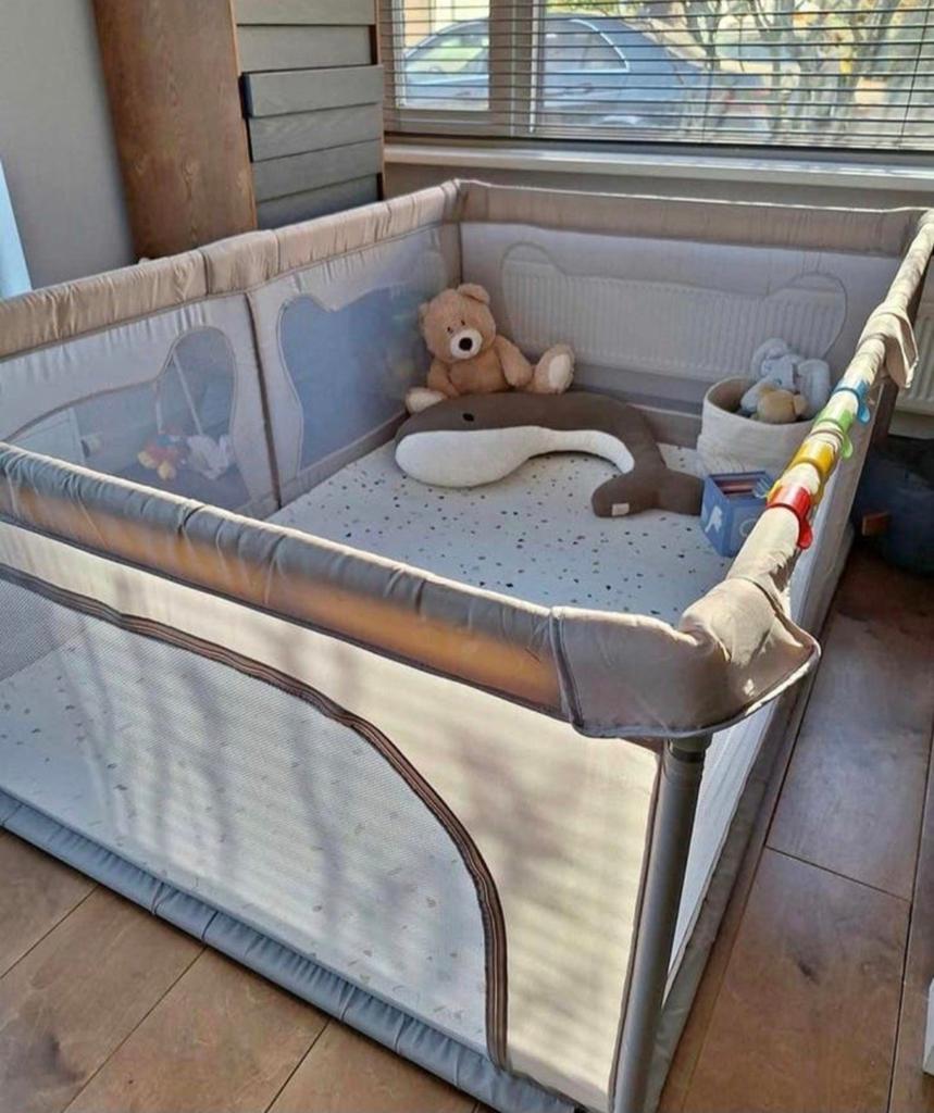 Lionelo Baby Speelbox met Handvatten en Speelmat, Kinderen en Baby's, Ophalen of Verzenden, Nieuw, Overige typen