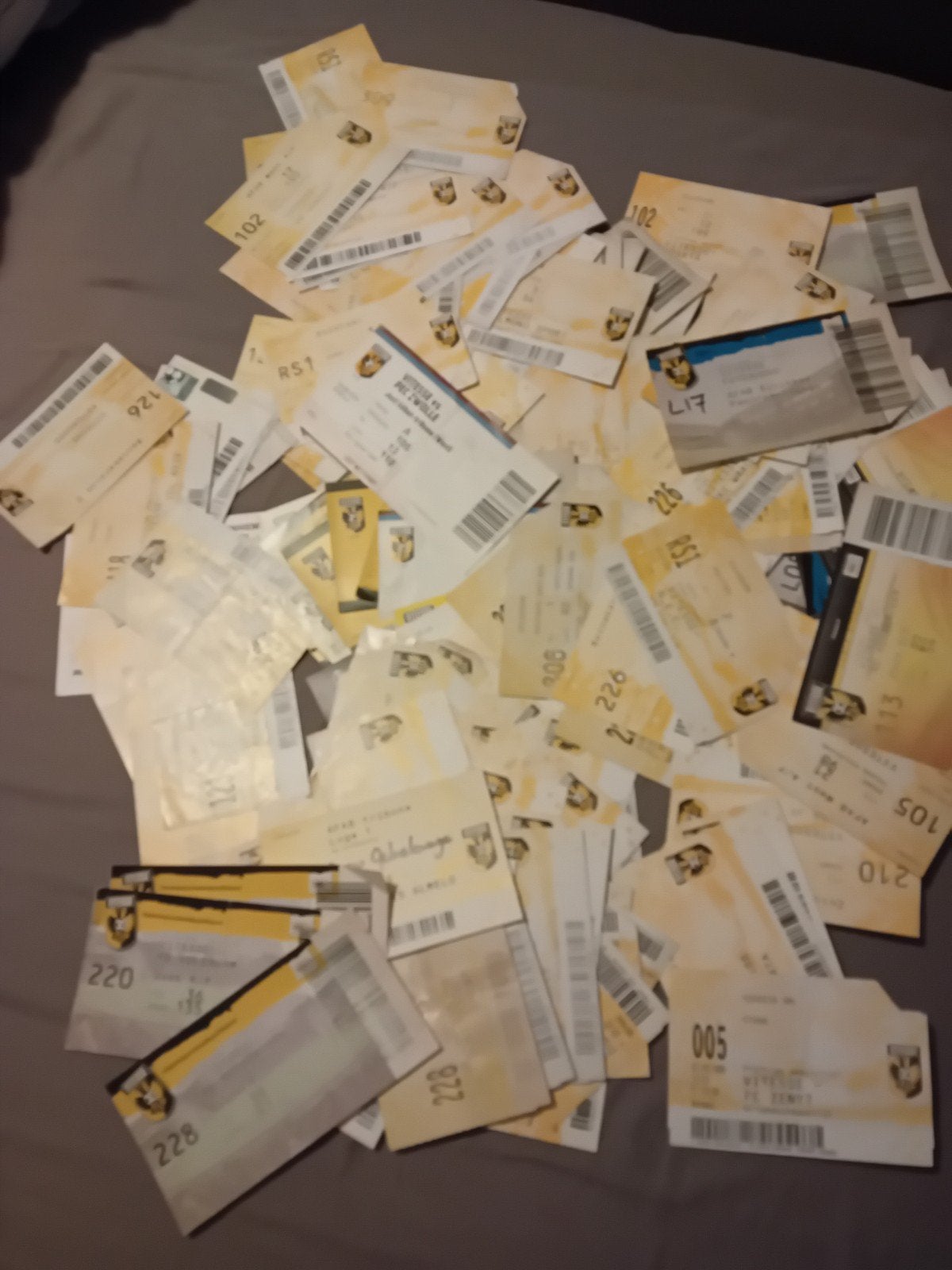 oude voetbal tickets vitesse, Ophalen of Verzenden, Gebruikt, Vitesse