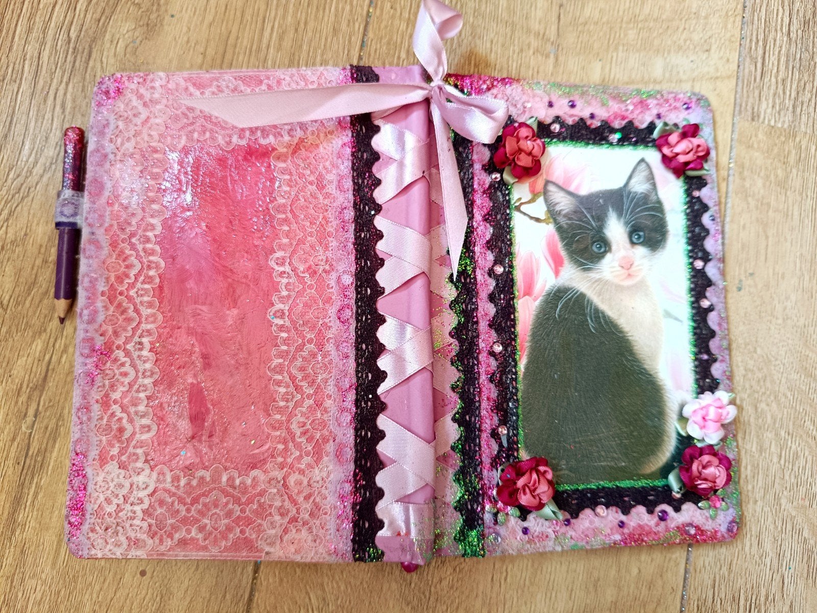 Cat & Flowers, Ophalen of Verzenden
