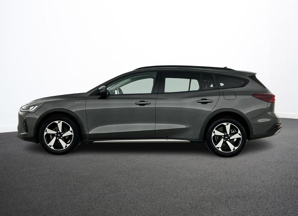 Ford Focus Wagon 1.0 EcoBoost Hybrid Active Airco Navigatie, Gebruikt, Origineel Nederlands, Handgeschakeld, Zilver of Grijs