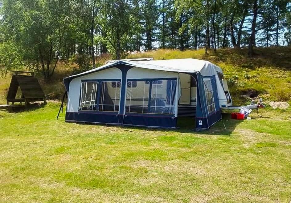KNAUS 500 Blue Line incl. voortent - IN TOPSTAAT!!, Rondzit, Omvormbare zithoek, Particulier, 5 tot 6 meter