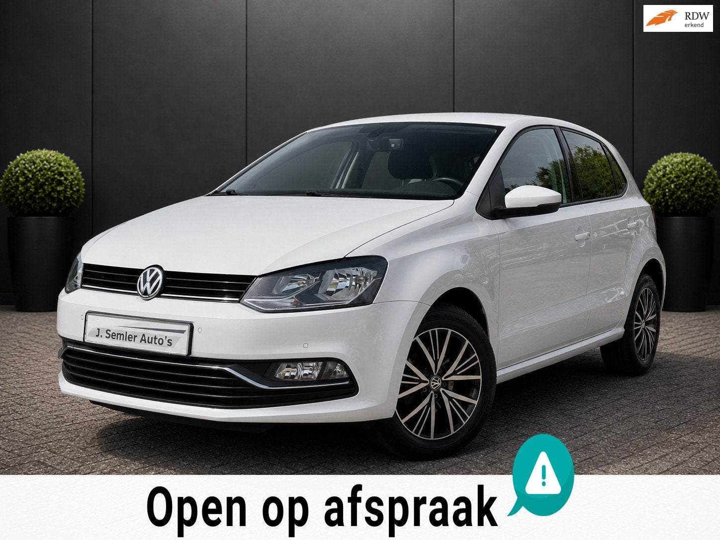 Volkswagen Polo 1.2 TSI ALL STAR NAVIGATIE PDC CRUISE CTRL M, Auto's, Volkswagen, Gebruikt, Wit, Origineel Nederlands, Bedrijf