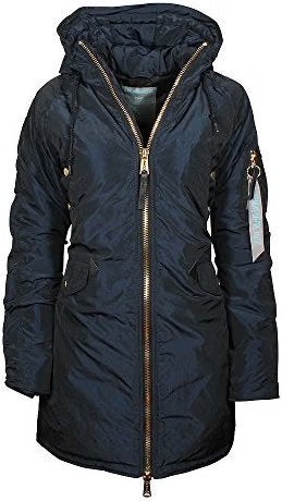 Alpha Industries Parka jas, Maat 38/40 (M), Blauw, Ophalen of Verzenden, Zo goed als nieuw